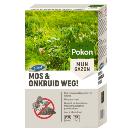 Pokon Mos & Onkruid Weg! 3 Pokon Mos & Onkruid Weg!